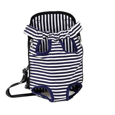 XL 41*25cm color bar Outdoor portable pet bag, breathable Mesh backpack for cats and dogs AZ19598